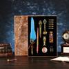 Feather Pen Magic Academy Dip Set With Wax Seal Kit Calligraphy Gift