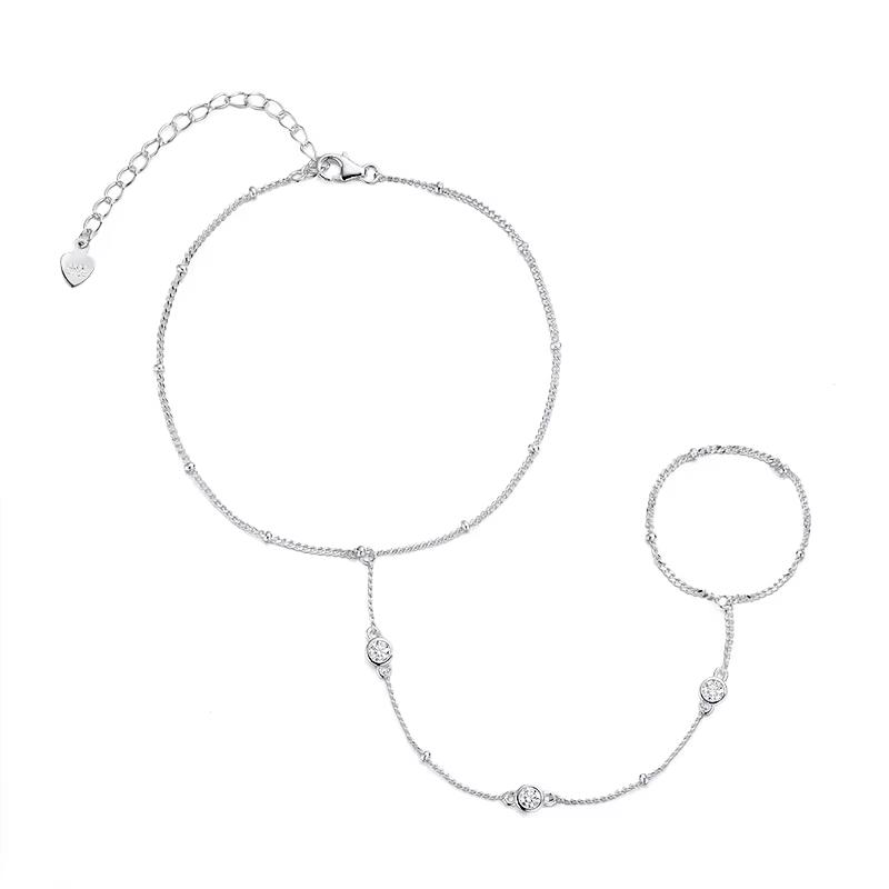 

Smyoue 3MM Moissanite Bracelets for Women 14-21cm Wrist Size Adjustable Chain 925 Silver Plated 18K Jewelry