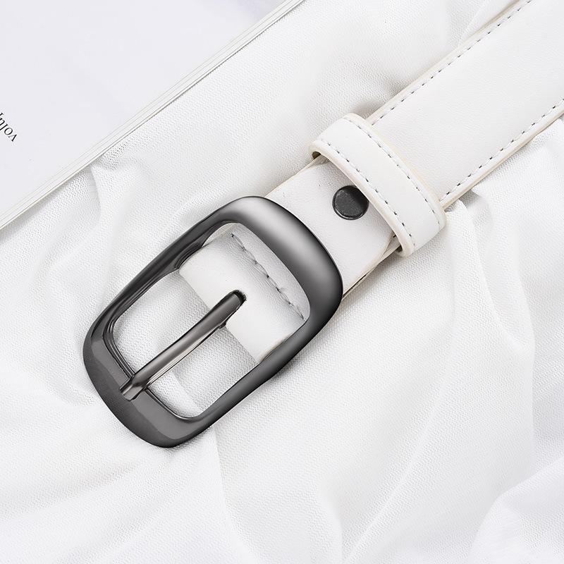Ladies Belt Casual Vintage Pin Buckle Belt Schoolgirl Decorative Jeans Belt