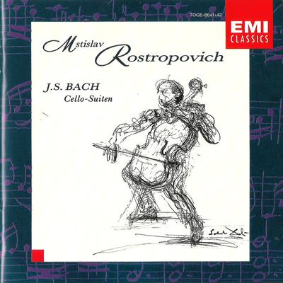 CD JOHANN SEBASTIAN BACH - MSTISLAV RO - Cellosuiten TOCE864142 EMI Classics Japan Klassik Gebraucht