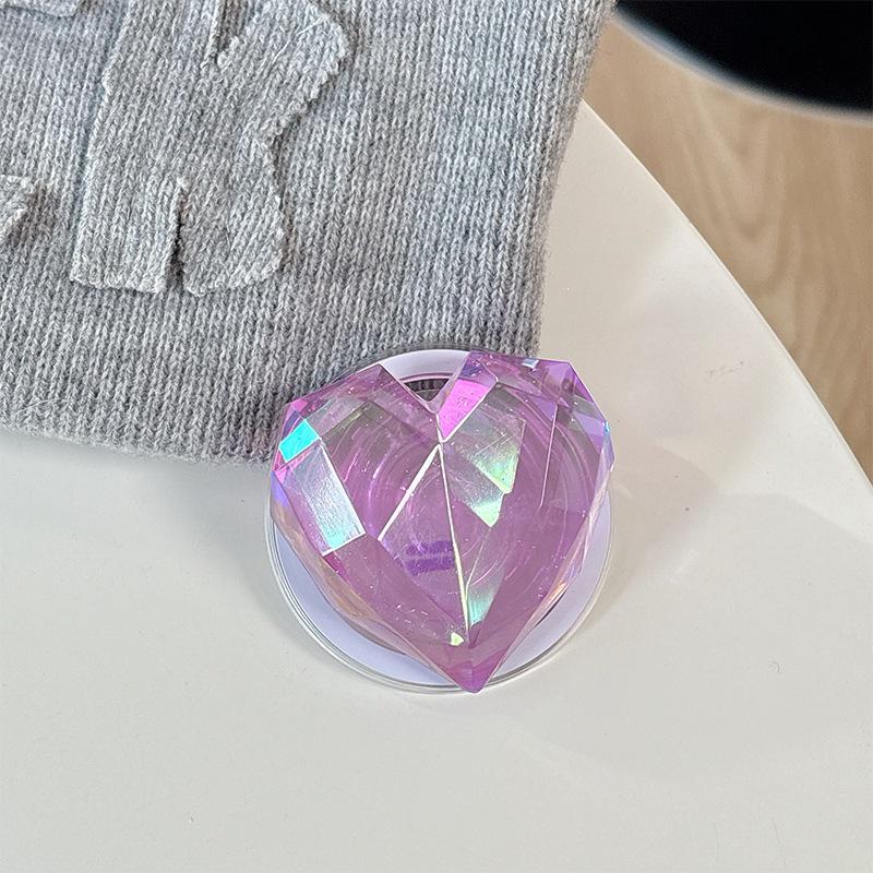 3D Heart-Shaped Magnetic Laser Phone Holder & Finger Ring