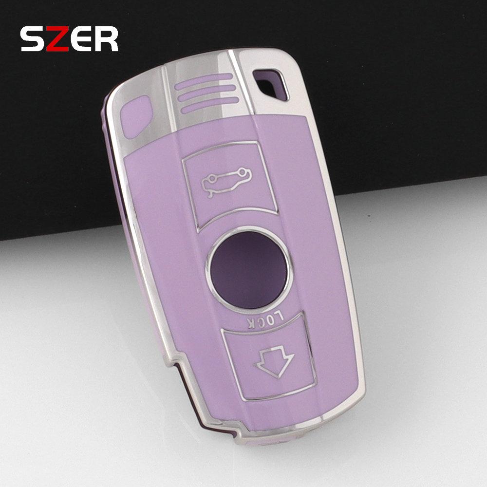 Tpu Car Key Case Cover Shell For Bmw E90 E60 E70 E87 3 5 6 Series M3 M5 X1 X5 X6 Z4 E71 E72 E88 E89 E91 E92 Keychain Accessories