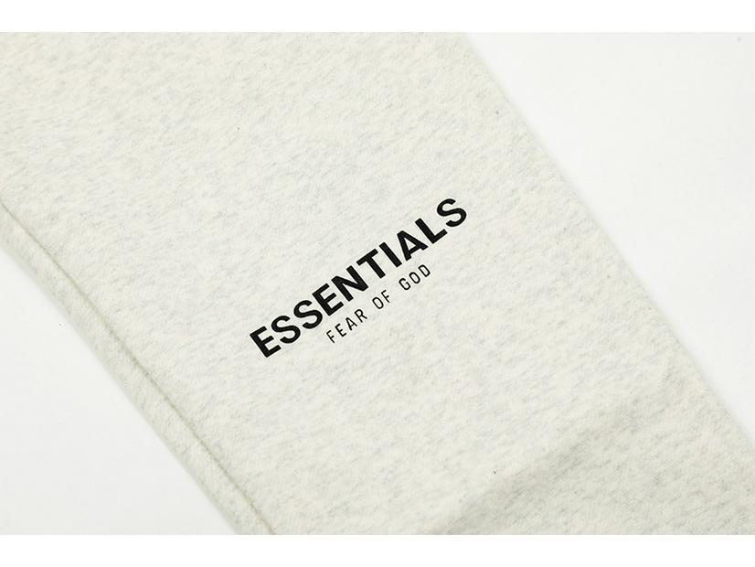 2024 Kapuzenpullover aus Silikon mit schwarzer Schrift - FOG Double Line ESSENTIALS Trendmarke