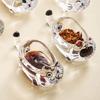 Transparent Seasoning Dipping Dish Creative Cute Sauce Dishes Glass Dipping Saucer  Home Kitchen