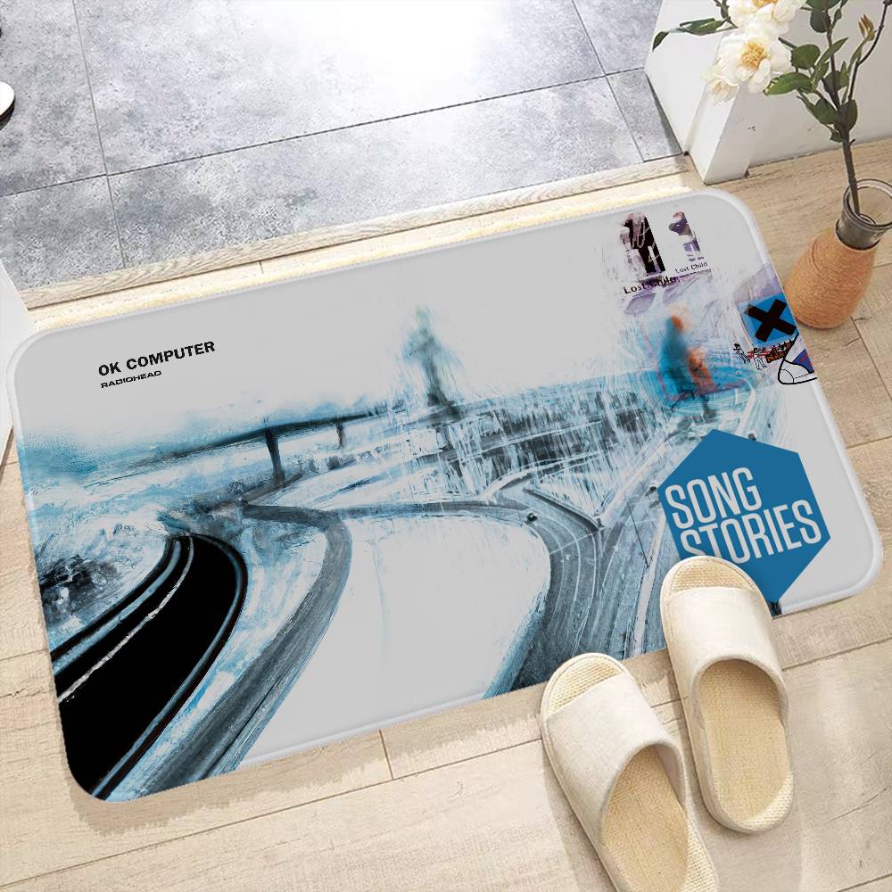Alternative Rock Band R-Radiohead Bathroom Mat Kids Room Bedroom Decoration Balcony Anti-Slip Doormat Living Room Welcome Rug
