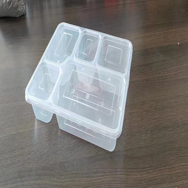 Fünf-Fächer-Kunststoff-Lunchbox