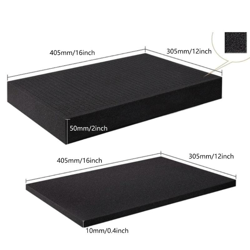 4Pcs Pick Apart Foam Insert Pluck Foam Sheet Foam Foam for Board Case Storage Drawer Toolbox Foam Inserts Organizers