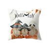 Horror Halloween Pumpkin Grim Reaper Print Pattern Cushion Cover Home Living Room Sofa Decoration Polyester Pillow