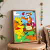 Disney Oil Painting Kit Painting Winnie The Pooh Autumn Harvest Home Bedroom Wall Decor Gift