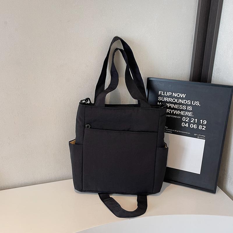 

Новая сумка-тоут, сумка-мессенджер, женская повседневная холщовая сумка через плечо большой вместимости, холщовая сумка-тоут большой вместимости чёрный