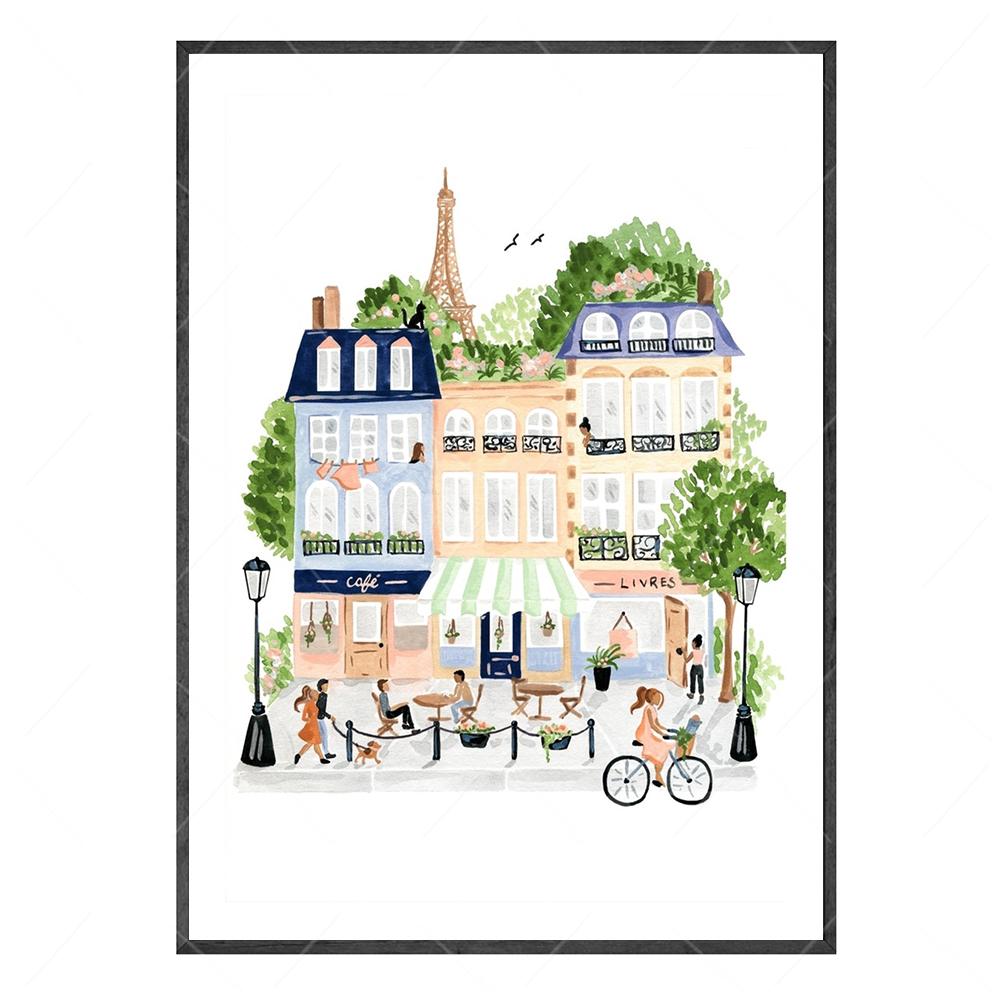 Marokko Poster Wohnkultur Am Pool Siesta Meer Italien Nordic Poster Und Drucke Wand Kunst Leinwand Malerei Bilder Dekoration