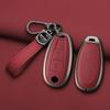 Interior Mouldings Car leather zinc alloy key case For Suzuki S-Cross eitrga Swift car key chain metal key Shell interior decora