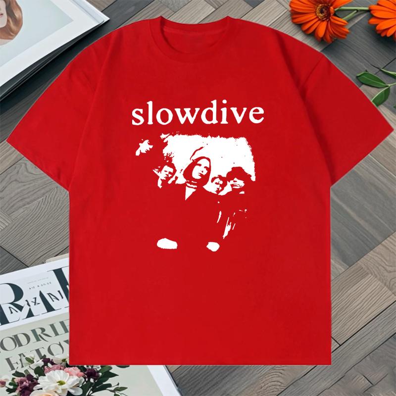 

Summer Slowdive Graphic T Shirt Printed Unisex Women Oversized Round Neck Tee shirt Fashion 100 Cotton Essentials Daily Casual Top S