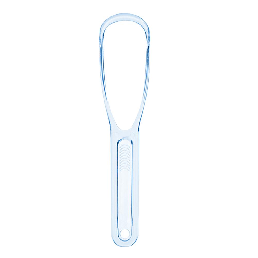 1pcs Tongue Cleaner Scraper Food Grade Ergonomic Design For Oral Care Bad Breath Removal Bacteria Plaque Cleaner