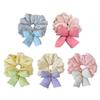 Large Elastic Elastic Fabric Hair Ties Bowknot Hair Scrunchies  High Aesthetic Value