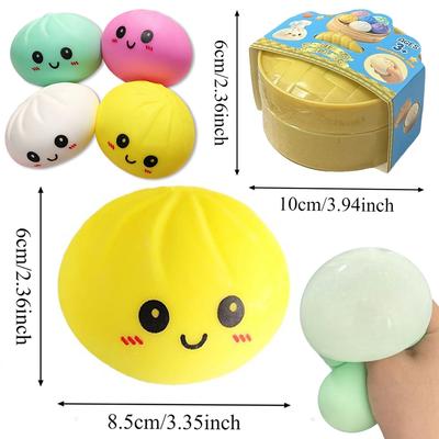 Scatola a Sorpresa di Alta Qualità Colorata Dumpling Simulato Squishy Rilassante Allevia l'Ansia Antistress Rimbalzante per ADHD Sollievo dallo Stress