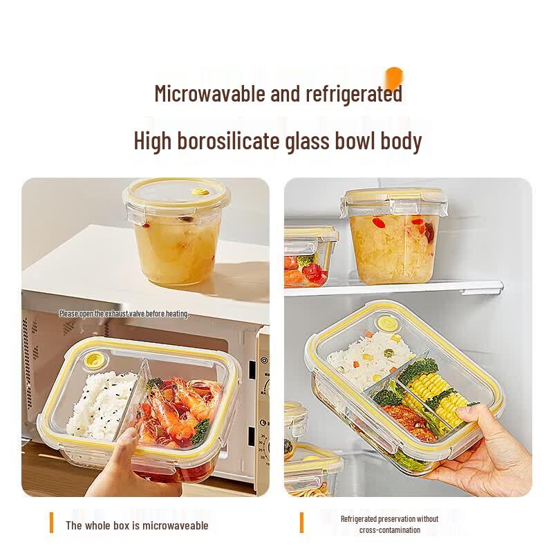 Cilock 1070ML Borosilicate Glass Lunchbox