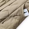 Women's Down Jacket Mid Length Winter Thickened Warm Jacket for Middle-aged and Elderly People