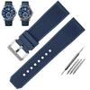 High Quality Rubber Watchband Cartier CALIBRE London Tank W7100056 W7100055 WGCA0010 WSCA0006 WSCA Citizen Watch Strap 23mm