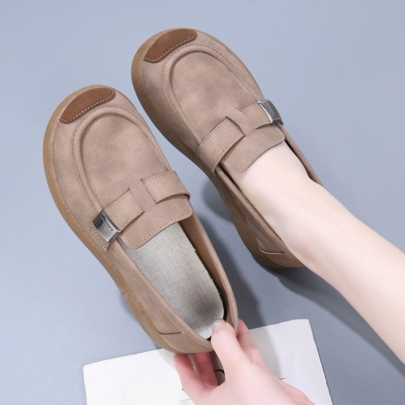 Outdoor Shoes, Soft-soled Mom Shoes, Fashionable and Versatile Shoes, Women's Single Shoes