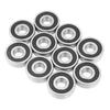 10 rubber  ed bearings, high quality steel       bearings 10 x 30 x 9 mm, 10 percent for mechanical devices, electrical instruments, toy