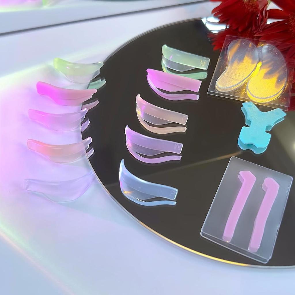 Lash Lift Silicone Shields Eyelash Lifting Pad No Glue Eyelid Katya Vinog Lami Lamination Roller L Curl Perm Rod- Lash Lift Tint Ribbon Compensator Y