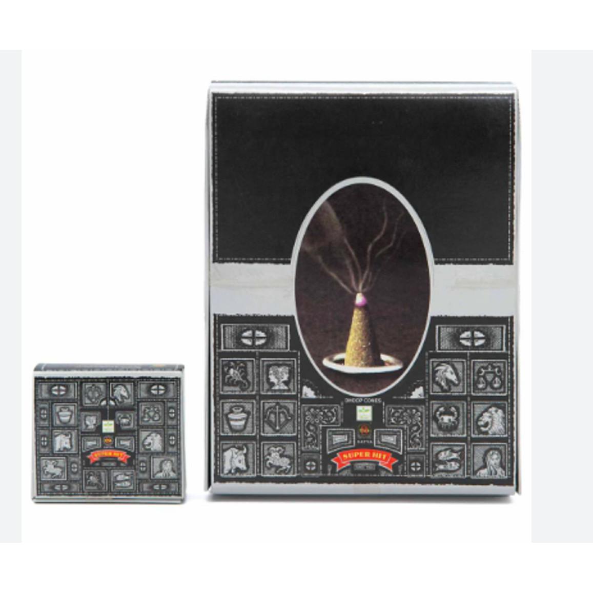 @ Satya Super Hit Temple Incense Cones Box 12 Packs of 12 Cones Each in a Box UK184 50%OFF