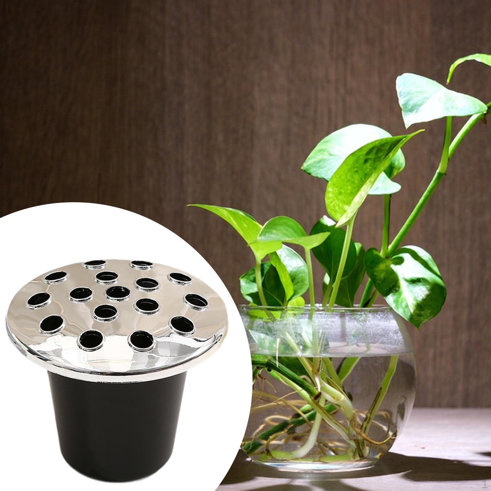

Cemetery Funeral Vase, Flower Holder, Decorative Memorial Container, Tombstone Holes, Black sliver Foam