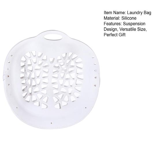 Yousheng Silikon-BH Wäschenetz Hohles Mesh-Design Einfache Aufbewahrung Trocknen Aufhängedesign Socken Handschuhe Wäschebeutel