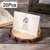 1Pc Message Cards Wedding Party Invitation Greeting Card Envelope Set Birthday Cards With Botanical Patterns