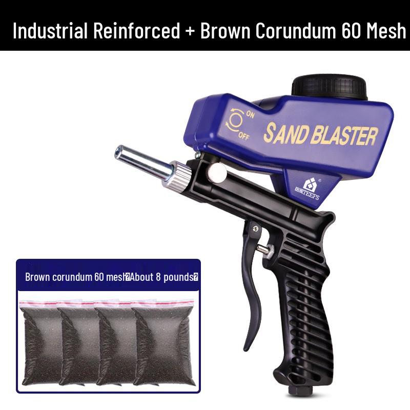Tianfeng Handheld Pneumatic Sandblasting Gun - Rust Remover & Metal Refurbisher