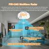 Smart Human Presence Motion Sensor Zigbee 24G MmWave Radar+PIR Sensor,Luminance Detector,Support Tuya Zigbee2mqtt Home Assistant