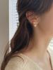Women Earrings Butterfly Cubic Zircon Knot Special Occasion Fine Craftsmanship Pearl Color Needle SmallTrendy Ear Studs