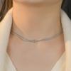 Fashion Minimalist Knot Wrap Couple Bracelet Double Layer Snake Chain Unique Gift for Her