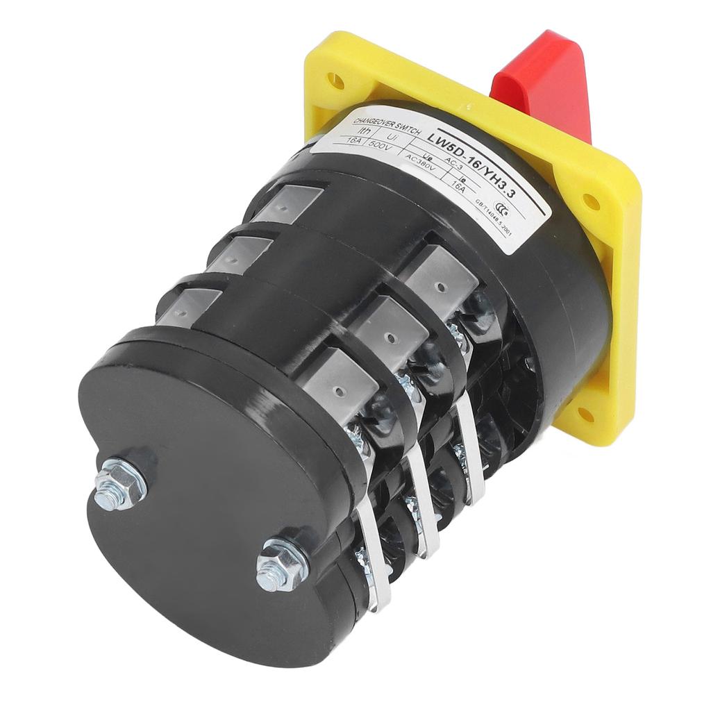 BERM Univerzální přepínač 2polohový otočný vačkový selektor Průmyslové řízení 16A AC380V