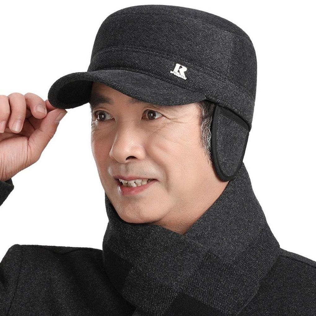 Winter Outing Daily R Label Earflap Hat Winter Hat