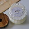 Medieval Style Chubby Glass Wooden Lid Candle Cup Tea Scented Candle Gift Box Birthday Gift Long-lasting Fragrance