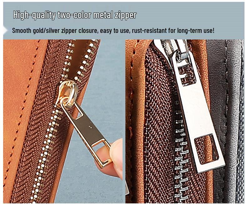 Custom Business Notebook with Zipper Bag - Multifunctional A6/B5 Notepad & Manager Folder
