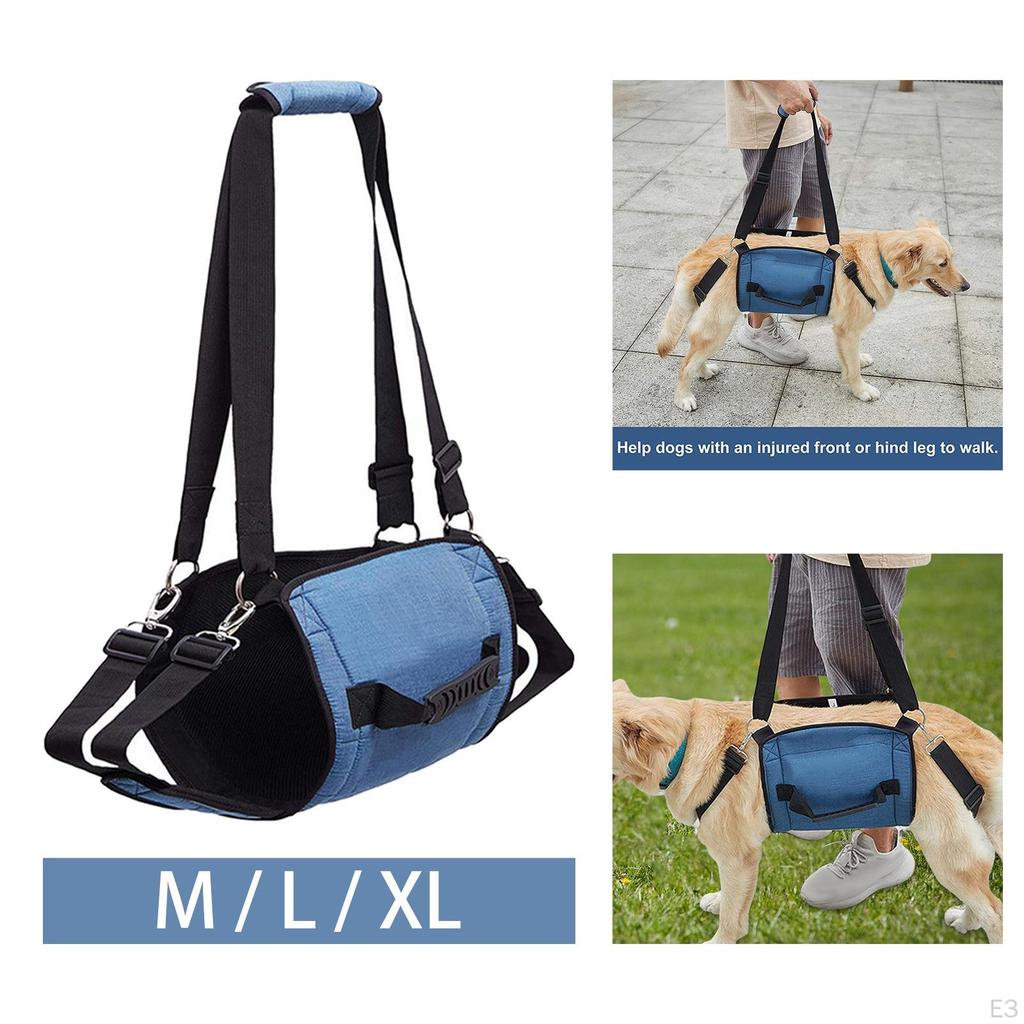 Dog Lift Harness Cat Lifting Aid Adjustable Sling Auxiliary Belt Legs Support for Elderly