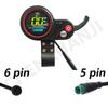 LED Display Gasgreb Instrument TF-100 5-pins til Kugoo M4 Pro Elektrisk Løbehjul E-Scooter Tommelfinger Tilbehør Gashåndtag 2