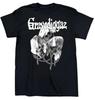 GRAVEDIGGAZ Band GIVE UP Schweres Baumwoll Schwarz S5XL T-Shirt T296 Unisex T-Shirt