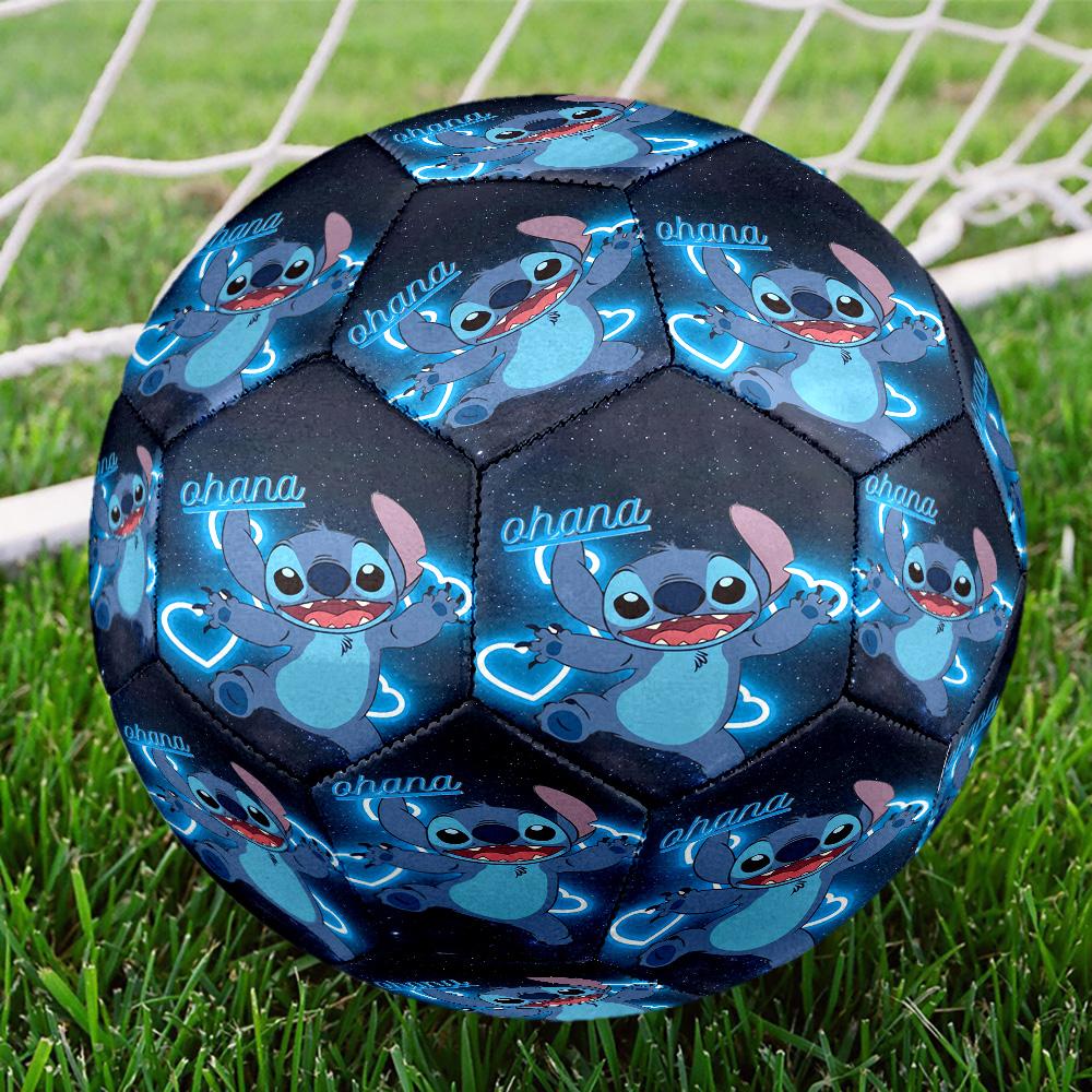 1PC Cartoon Aloha Alien Size 5 Soccer Balls, High-Quality, Anti-Slip, Protective Football, a Unique Gift Suitable for Birthdays, Christmas