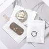 Vintage Bronze Zinc Alloy Luxury Pet ID Tag Custom Engraved Dog Tag with Paw Print Durable Metal Collar Tag for Dogs