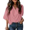 Chiffon Shirt Loose V-neck Casual Top