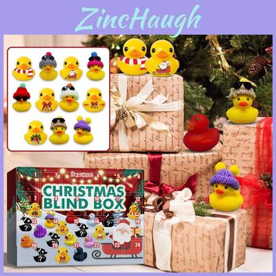 Christmas Themed 24 Grid Rubber Duck Advent Calendar Get Ready For The Holidays!