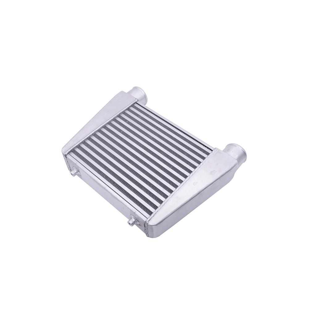 R-EP Mezi chladič Univerzální 280x280x76mm Hliníkový Radiátor pro sání studeného vzduchu 2,5palcový Vstup 63mm Výstup pro Turbo Auto