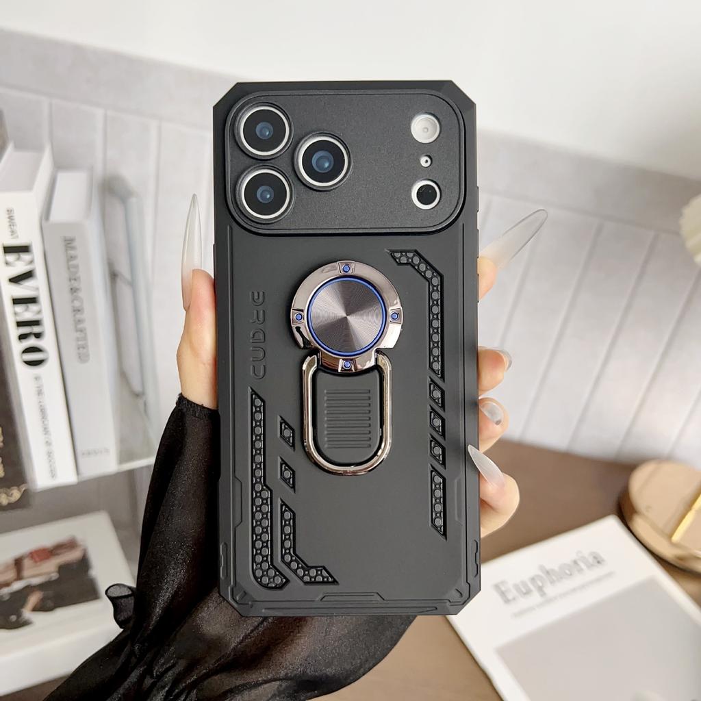 Applicable To iPhone17Promax Mobile Phone Case Apple 17Pro Speedmaster Ring 2-in-1 Anti-drop 16 Protective Case