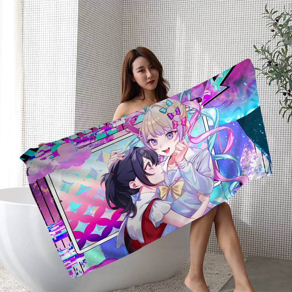 

Needy Girl Overdose Game Anime Beach Swimming Towel Soft Absorbent Washcloth Children s Gifts For Kids Travel Camping Gym W40*H60(CM)