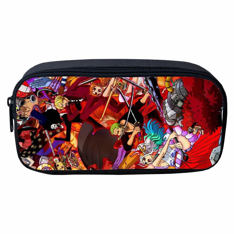 Children's Cartoon Pirate King Pencil Case - Stylish Storage for School Supplies