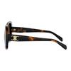 Celine Unique Design Acetate Pilot Sunglasses Women sunglasses Havana CL40331U53F